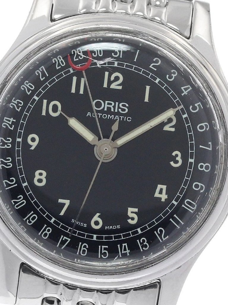 Oris Pointer Date 754840 Black Dial Automatic Mens Watch